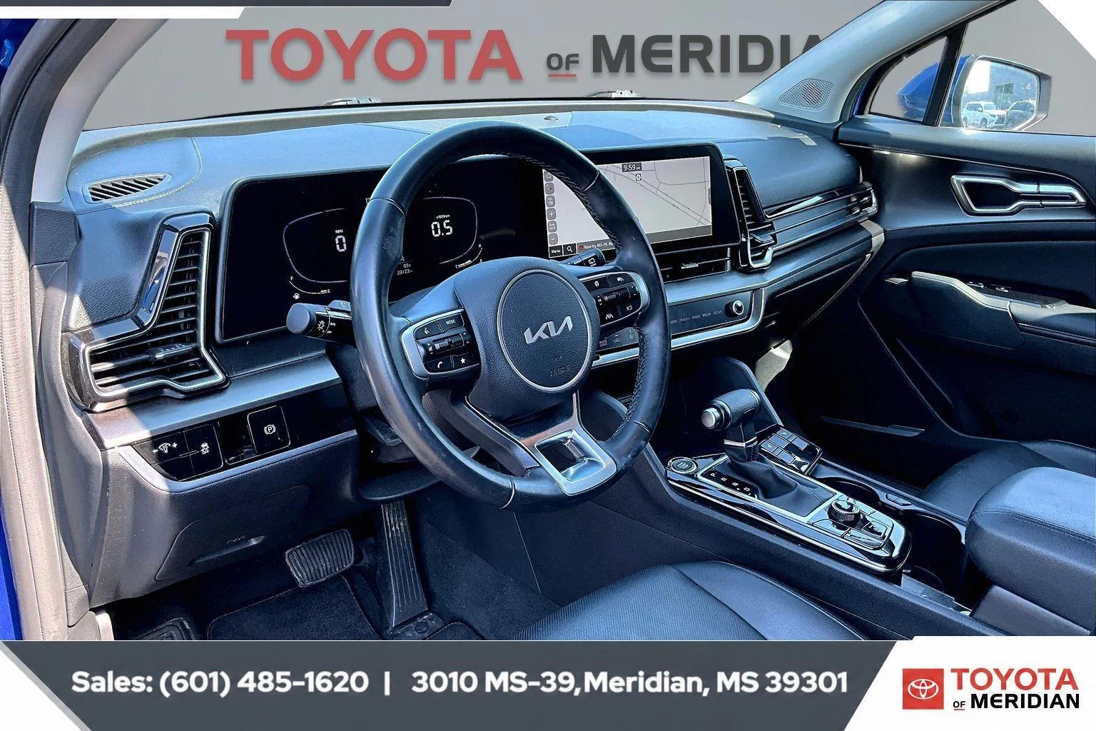 Used 2023 Sapphire Blue Kia EX image 12