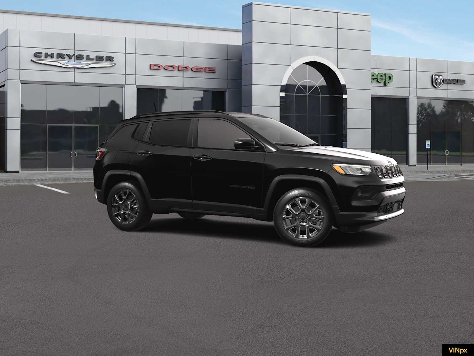 New 2026 Diamond Black Crystal Pearl-Coat Exterior Paint Jeep Latitude image 10