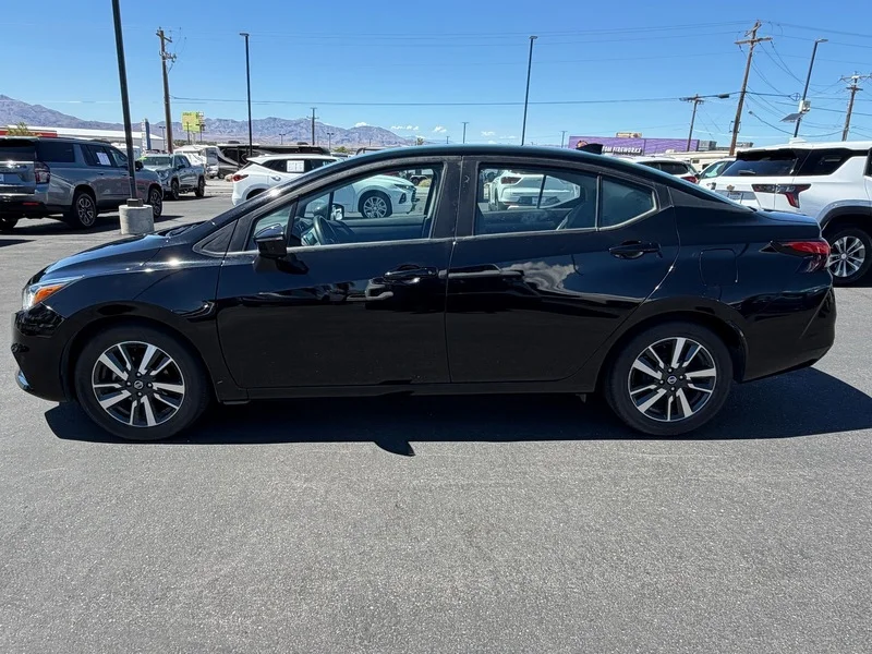 Used 2021 Super Black Nissan SV image 6