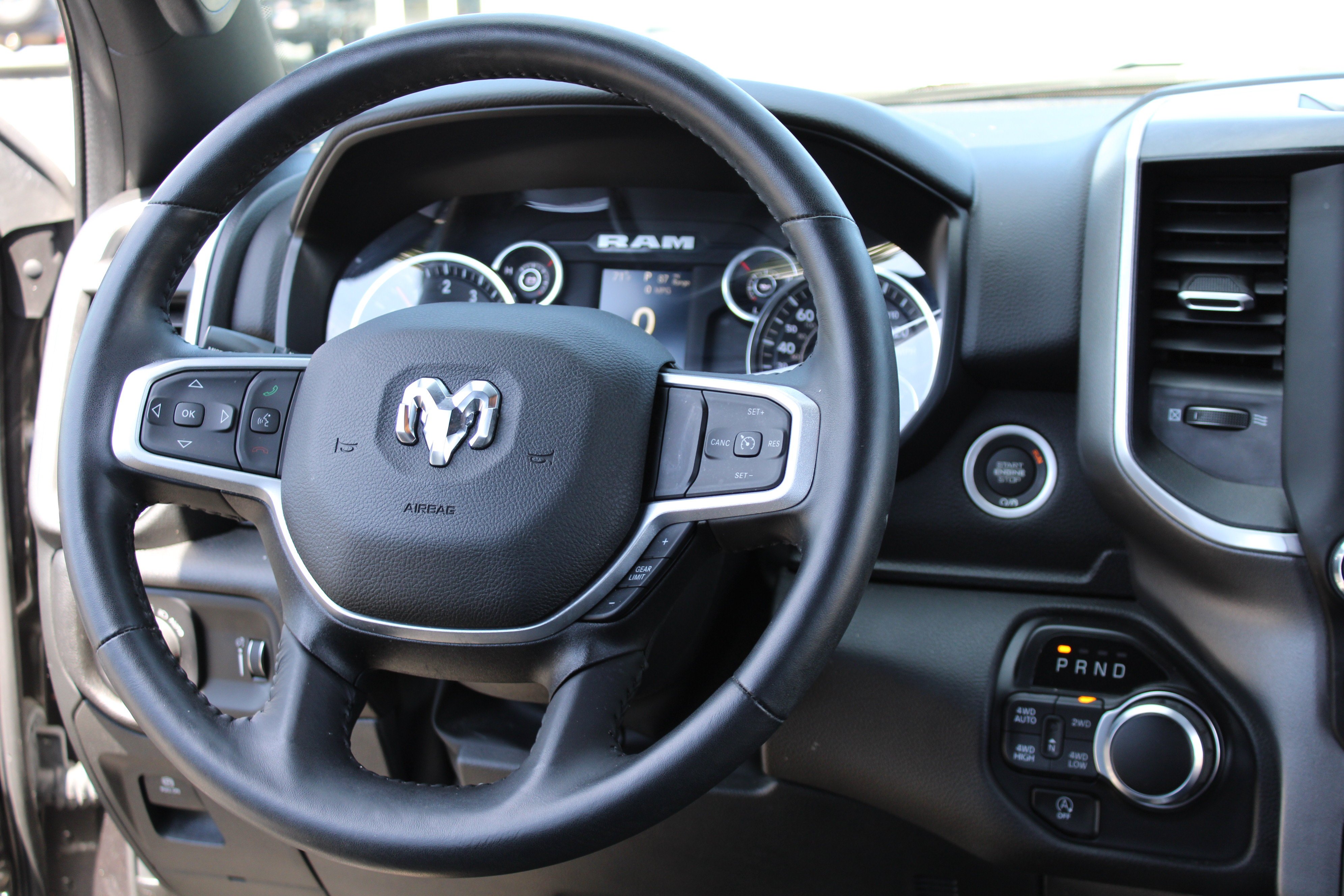 Used 2023 Granite Crystal Metallic Clearcoat Ram Big Horn image 27