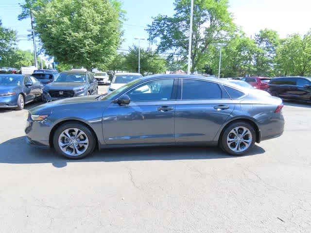 Certified Used 2024 Meteorite Gray Metallic Honda EX image 3