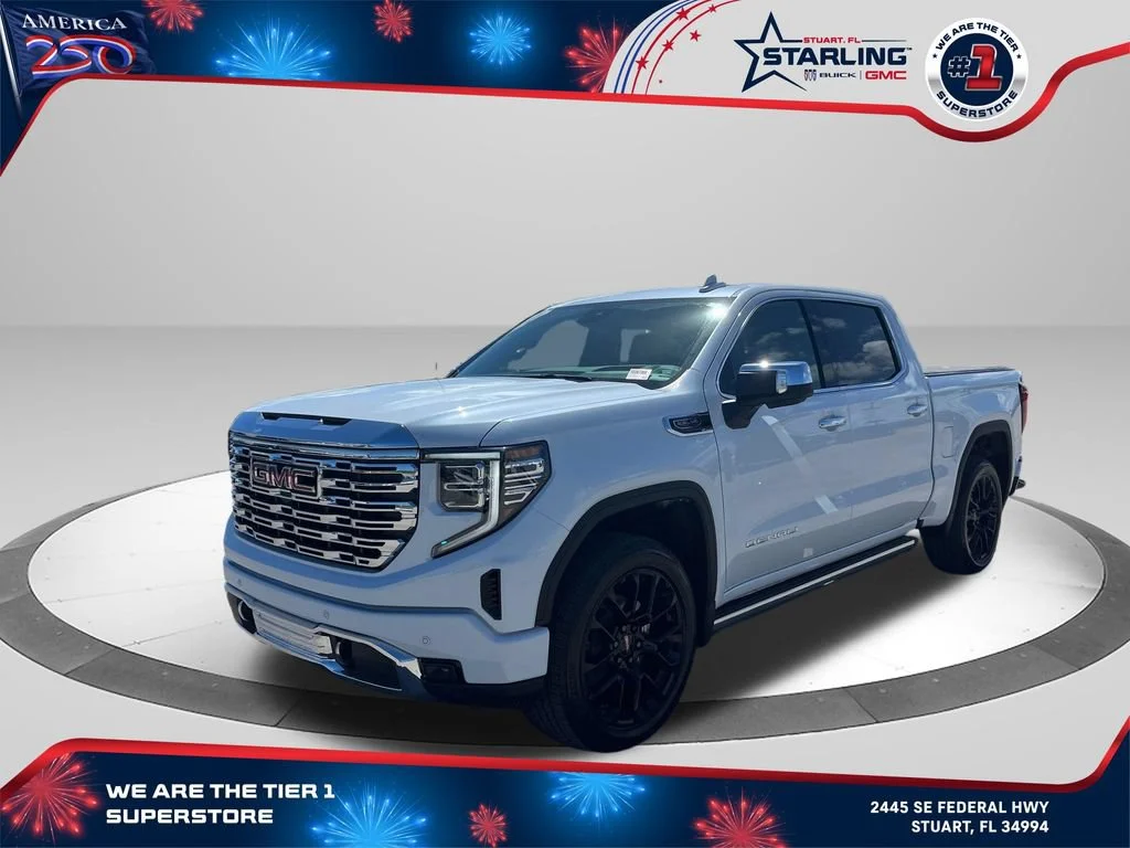 New 2026 Glacier White Tricoat GMC Denali image 1