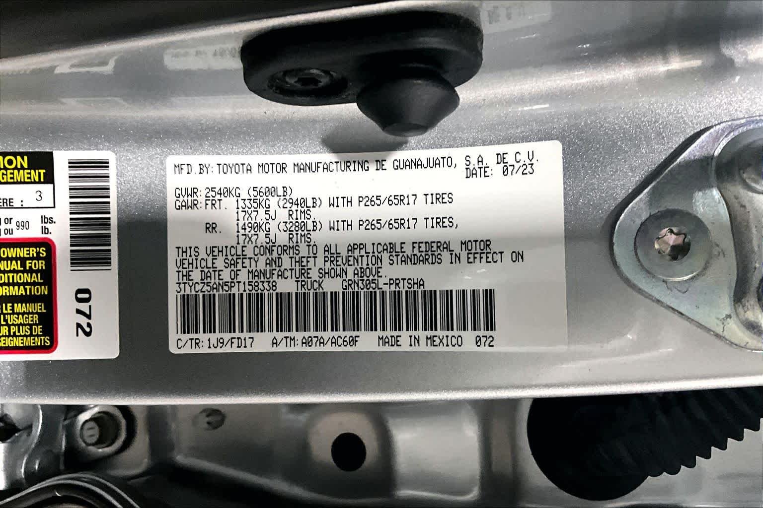 Used 2023 Celestial Silver Metallic Toyota TRD Sport image 37