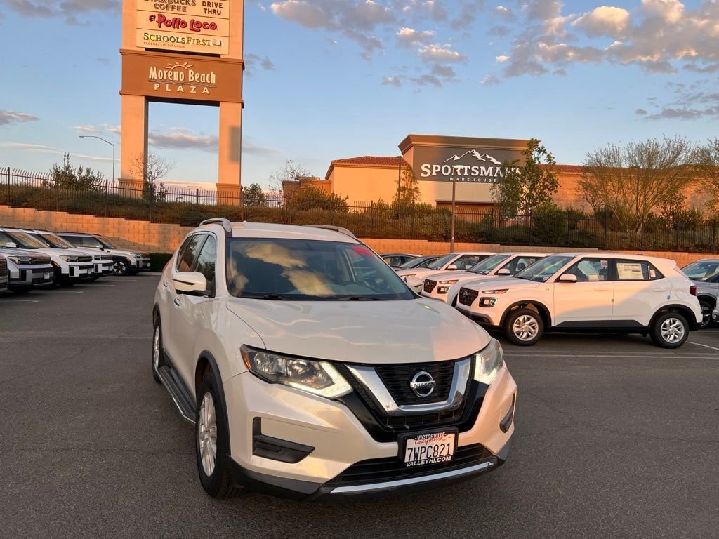 Used 2017 Nissan Rogue SV with VIN 5N1AT2MN6HC755074 for sale in Moreno Valley, CA