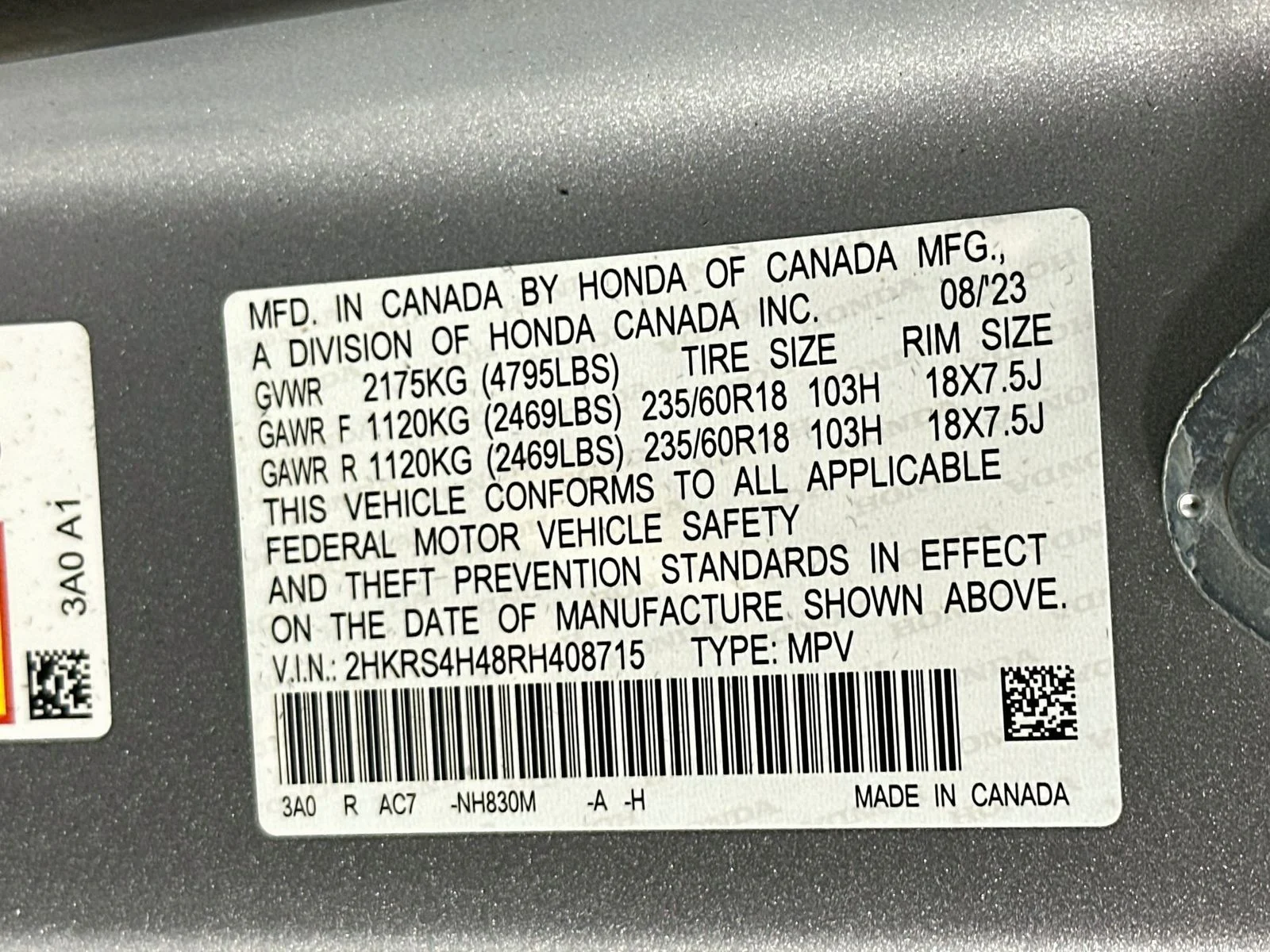 Used 2024 Silver Honda EX image 33