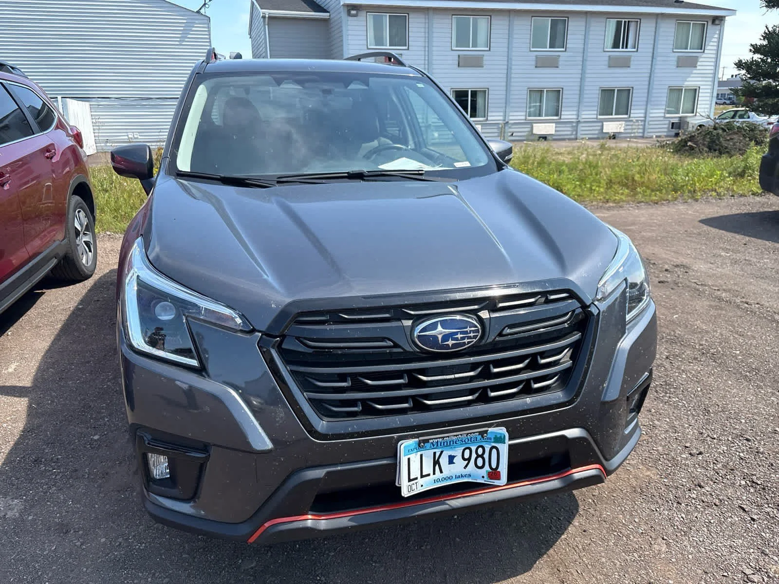 Used 2024 Magnetite Gray Metallic Subaru Sport image 3
