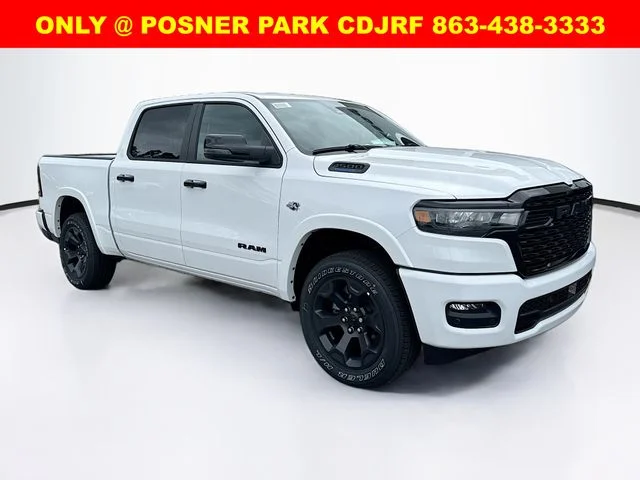 New 2026 Bright White Clear-Coat Exterior Paint RAM BIG HORN image 1
