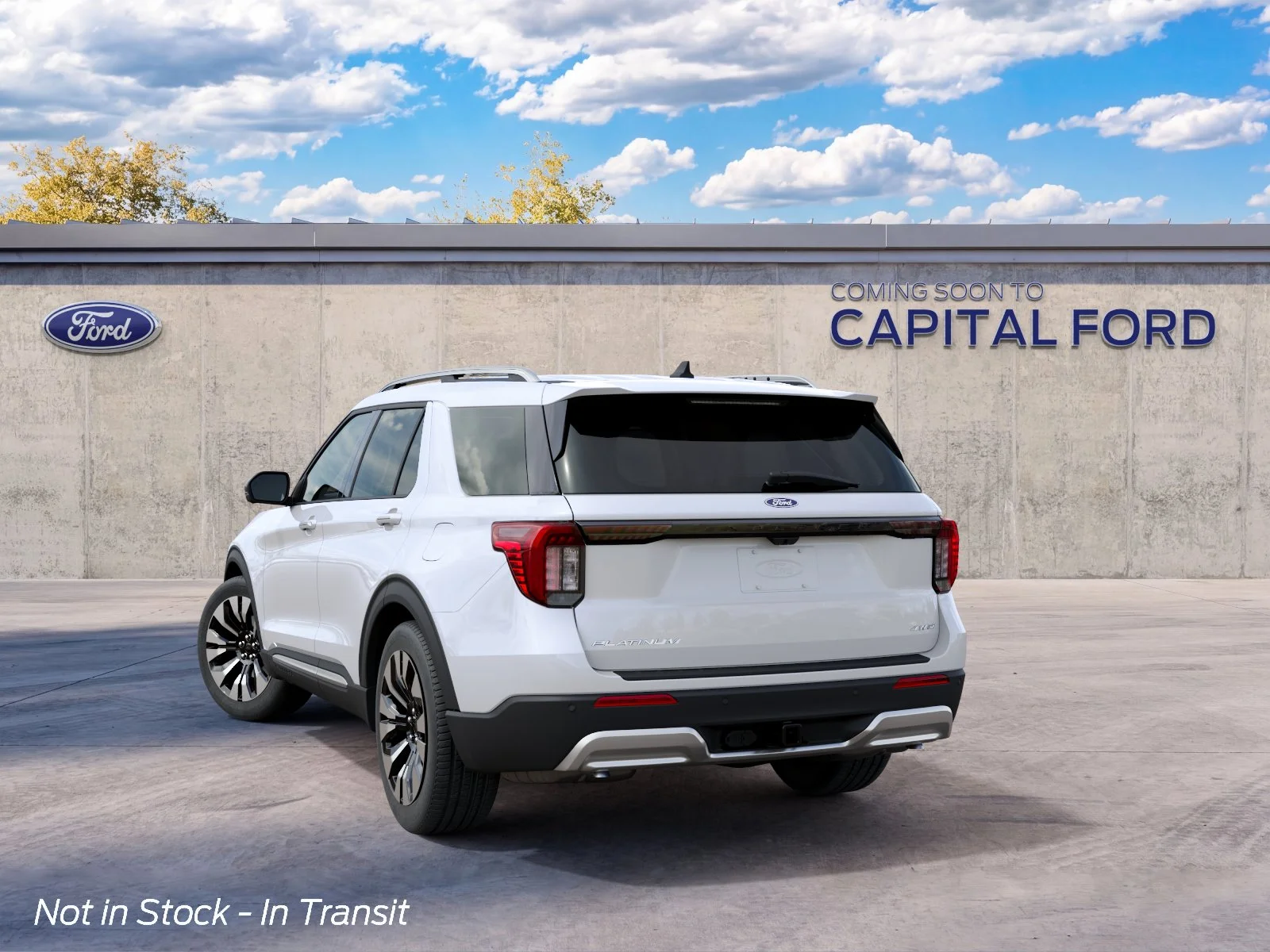 New 2027 Star White Metallic Tri-Coat Ford Platinum™ image 30