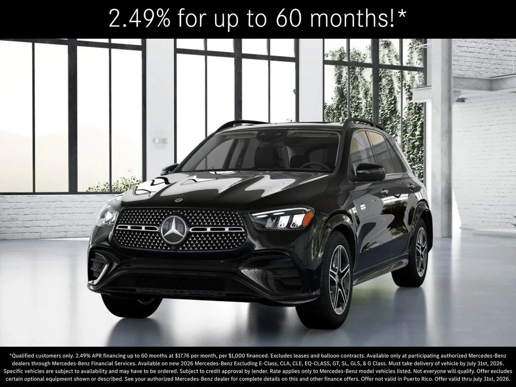 New 2026 Obsidian Black Metallic Mercedes-Benz GLE 350 image 41