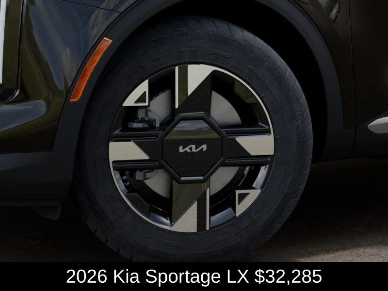 New 2026 Ebony Black Kia LX image 9