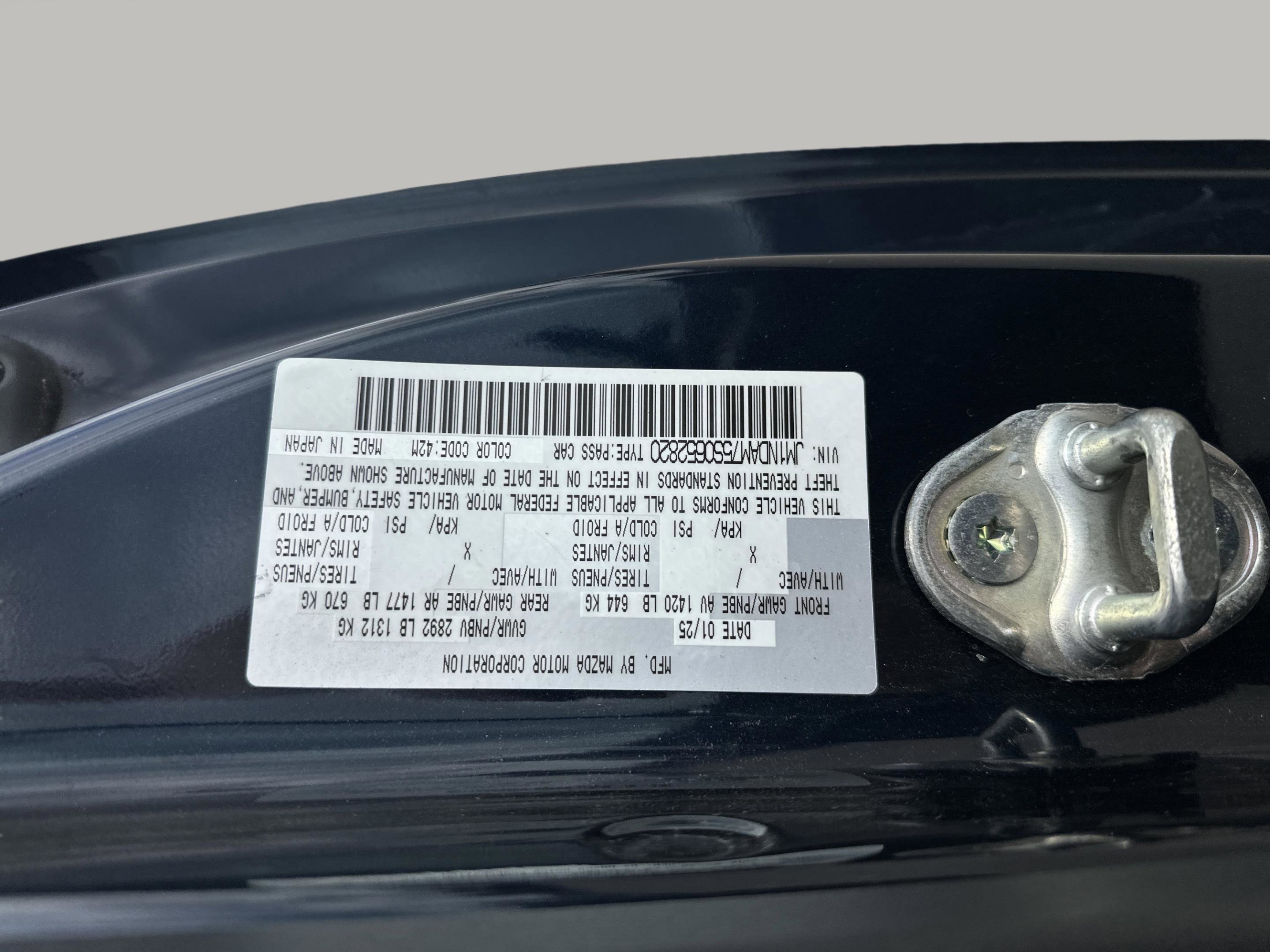 Used 2025 Deep Crystal Blue Mica Mazda Grand Touring image 24