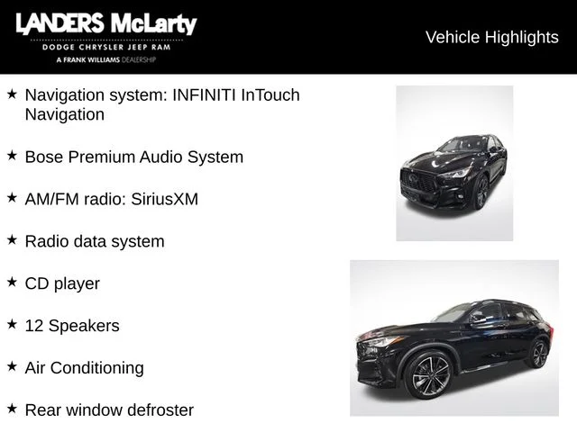 Used 2023 Black INFINITI SPORT image 5