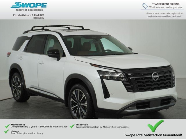 【PLATINUM】WAGNER ワーグナー2022 #3776ホワイトタイガー Nissan Pathfinder Platinum in Elizabethtown #N26401420 | Swope Nissan