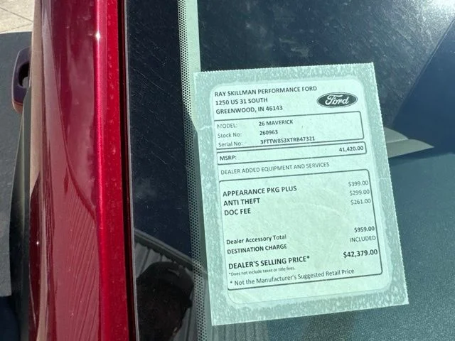New 2026 Ruby Red Metallic Tinted Clearcoat Ford Lariat® image 32