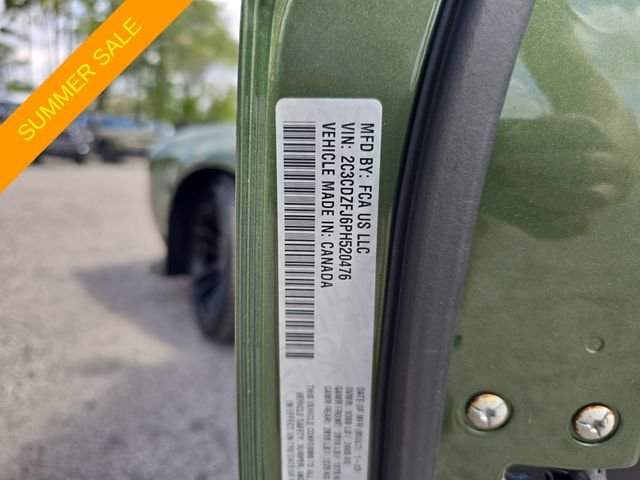Certified Used 2023 Green Dodge R/T Scat Pack Widebody image 29