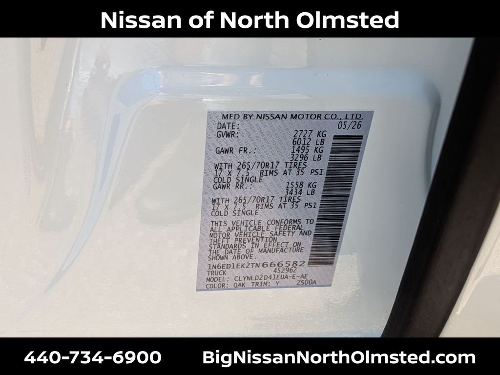 New 2026 Glacier White Nissan Crew Cab PRO-4X® image 19