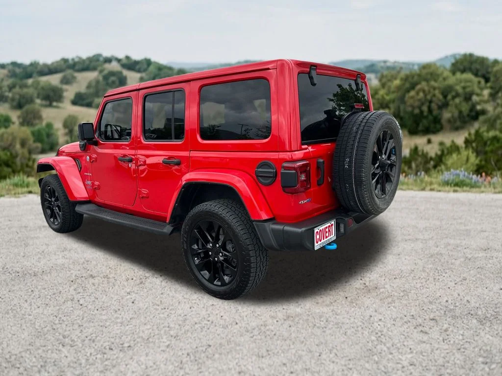 Used 2022 Red Jeep Unlimited Sahara 4xe image 7