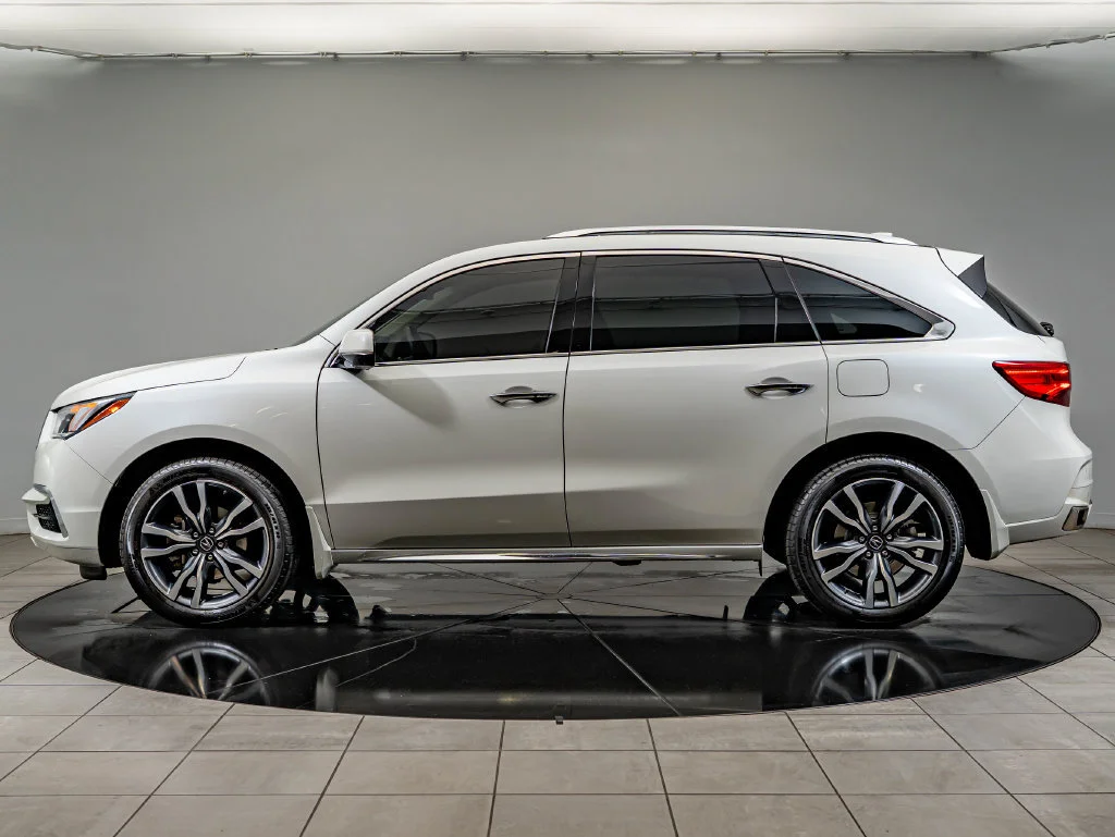 Used 2019 White Diamond Pearl Acura 3.5L Advance Package image 8