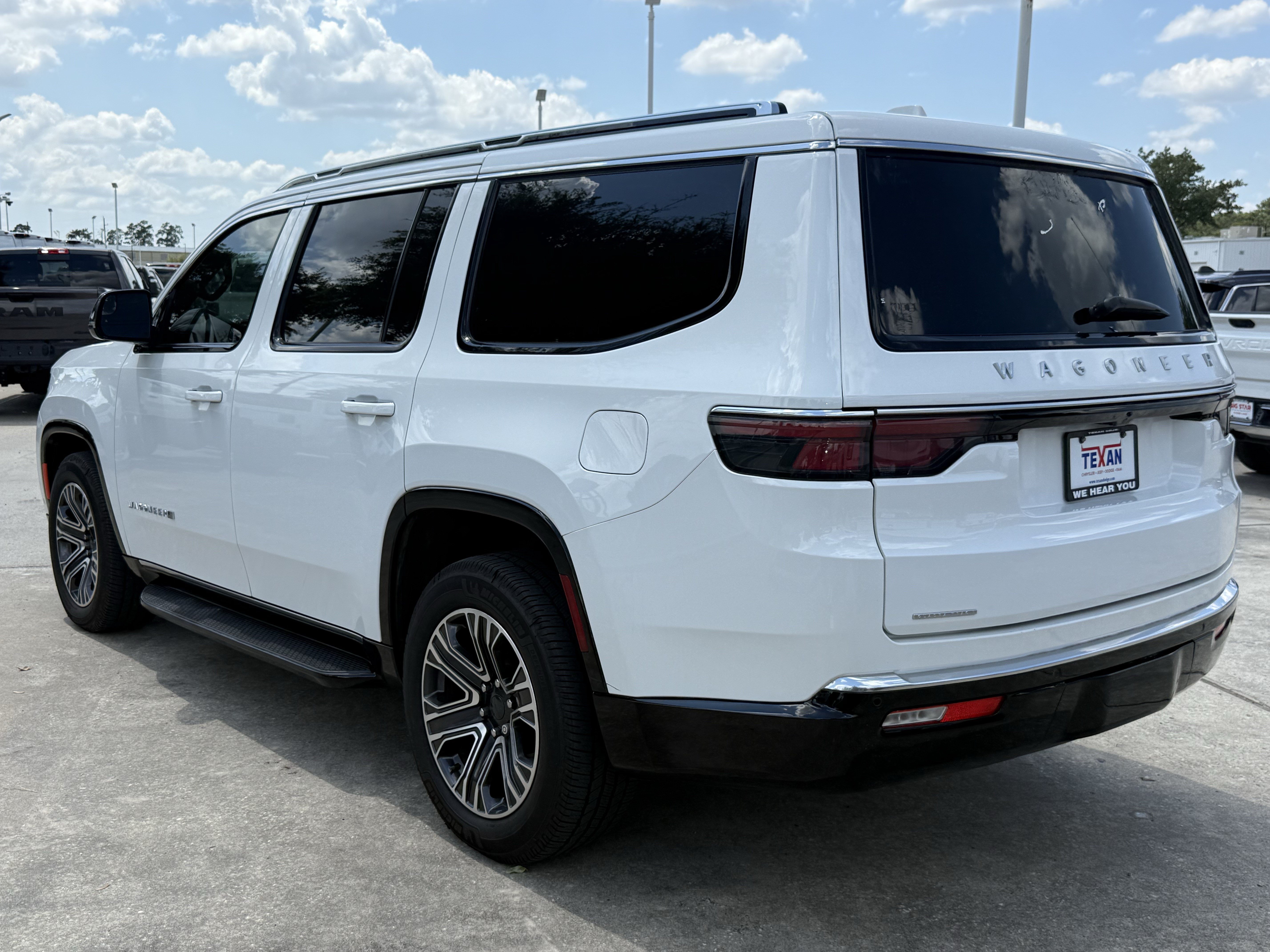 Used 2023 Bright White Clearcoat Jeep Base image 6