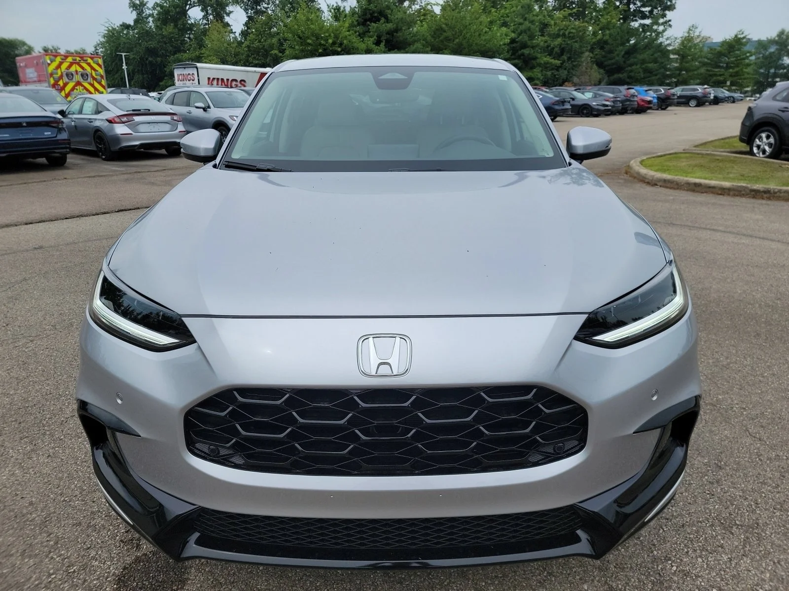 New 2027 Solar Silver Metallic Honda EX-L image 2