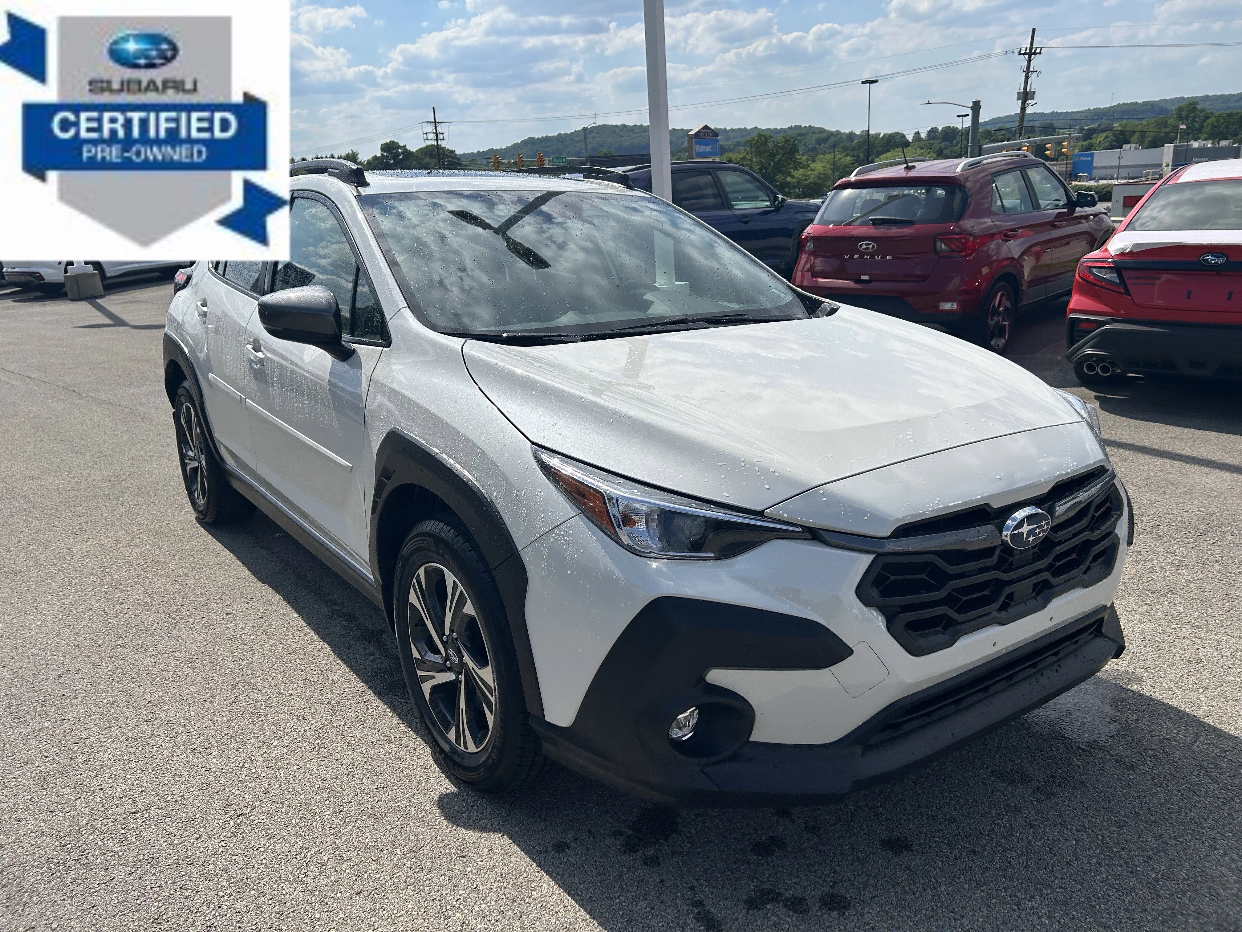 Used 2024 Crystal White Pearl Subaru Premium image 1