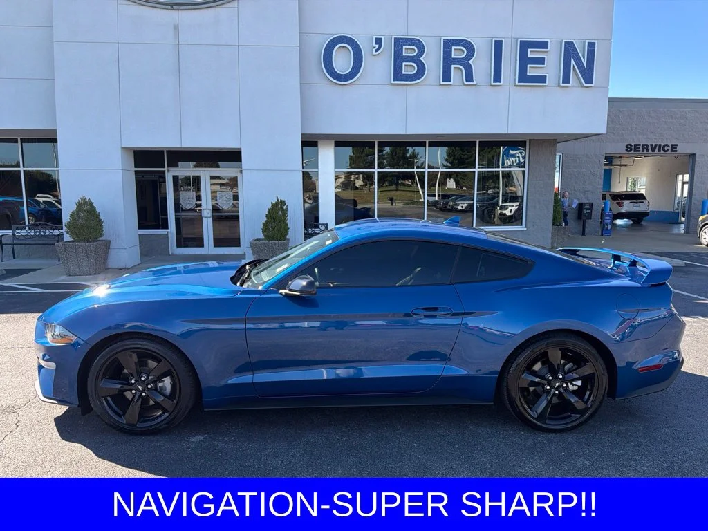 Used 2023 Atlas Blue Metallic Ford EcoBoost Premium image 2