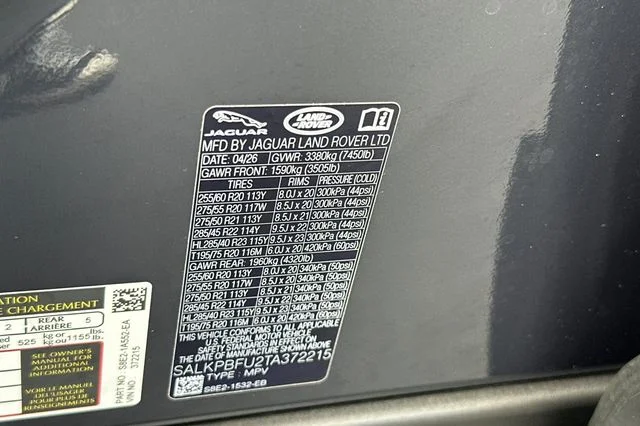 New 2026 Varesine Blue Land Rover SE image 27