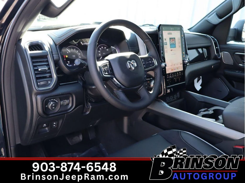 New 2026 Diamond Black Crystal Pearlcoat Ram Laramie image 12