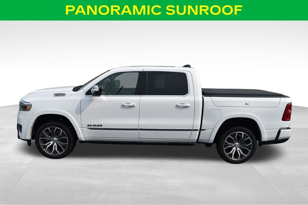 Used 2025 Bright White Clearcoat RAM Tungsten image 4
