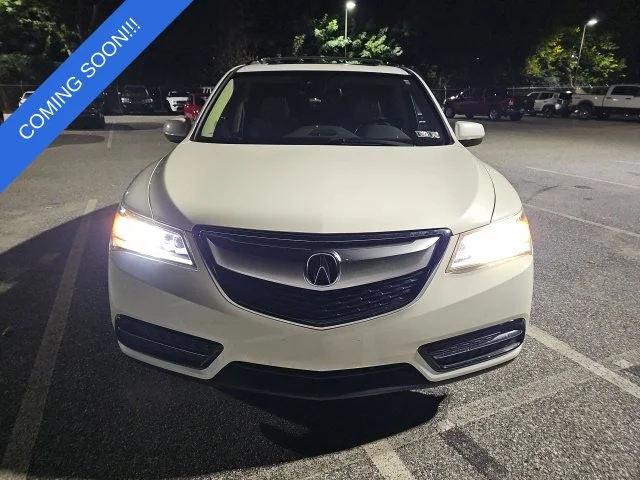 Used 2014 White Acura 3.5L Technology Pkg w/Entertainment Pkg image 9