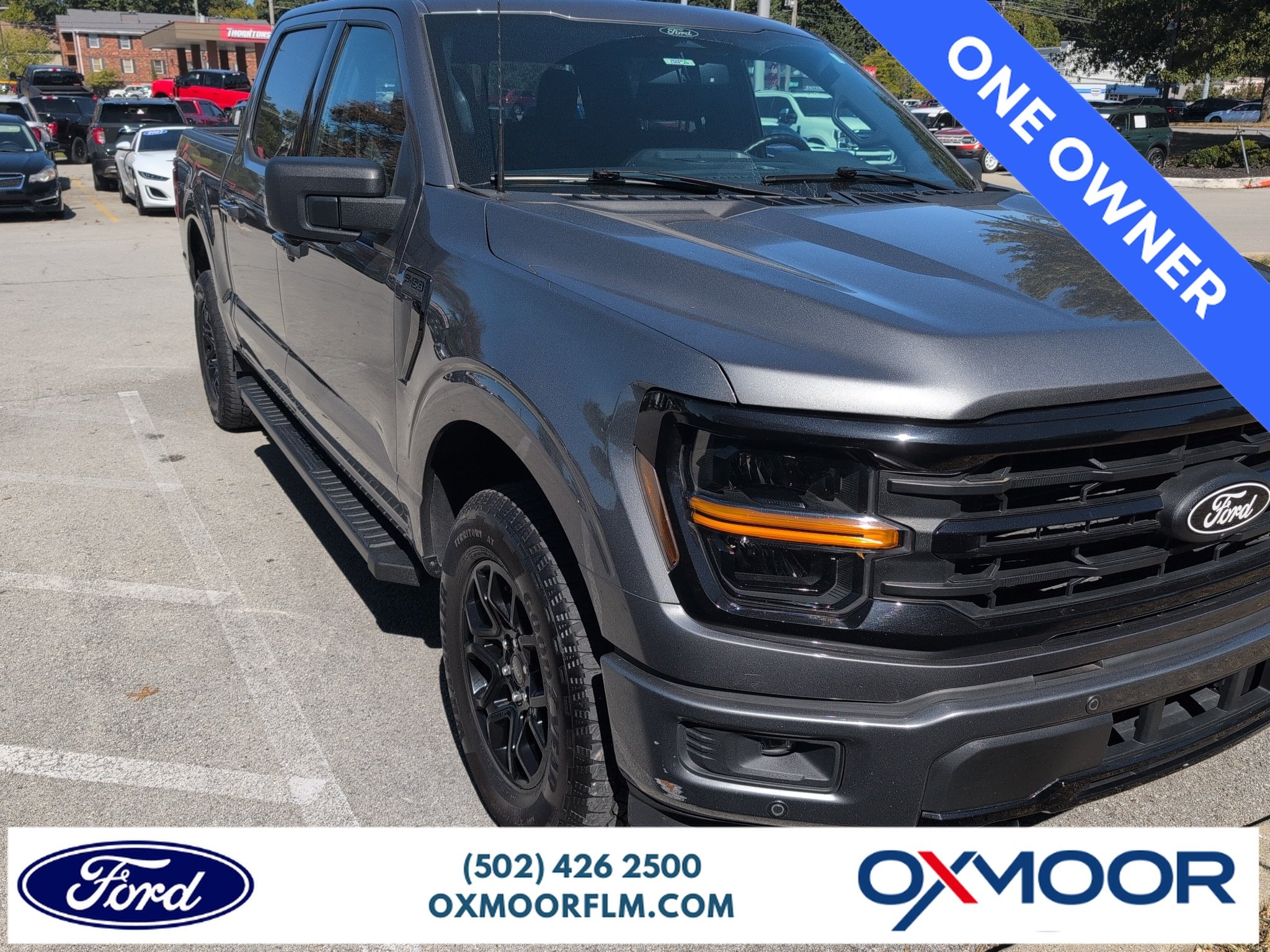 Used 2024 Carbonized Gray Metallic Ford XLT image 1