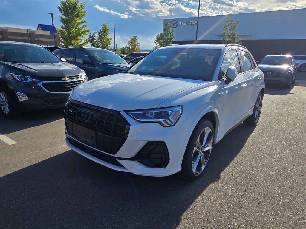 Used 2022 Glacier White Metallic Audi S line Premium Plus image 1