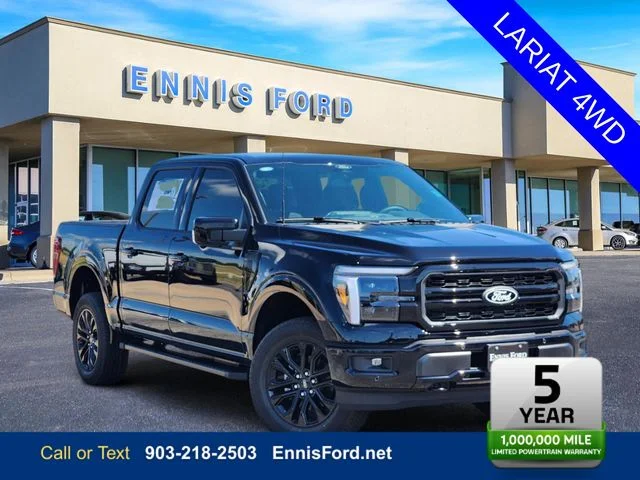 New 2026 Agate Black Metallic Ford Lariat® image 1