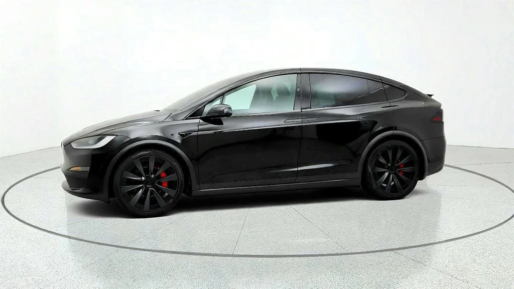 Used 2024 Solid Black Tesla Plaid AWD w/ 22