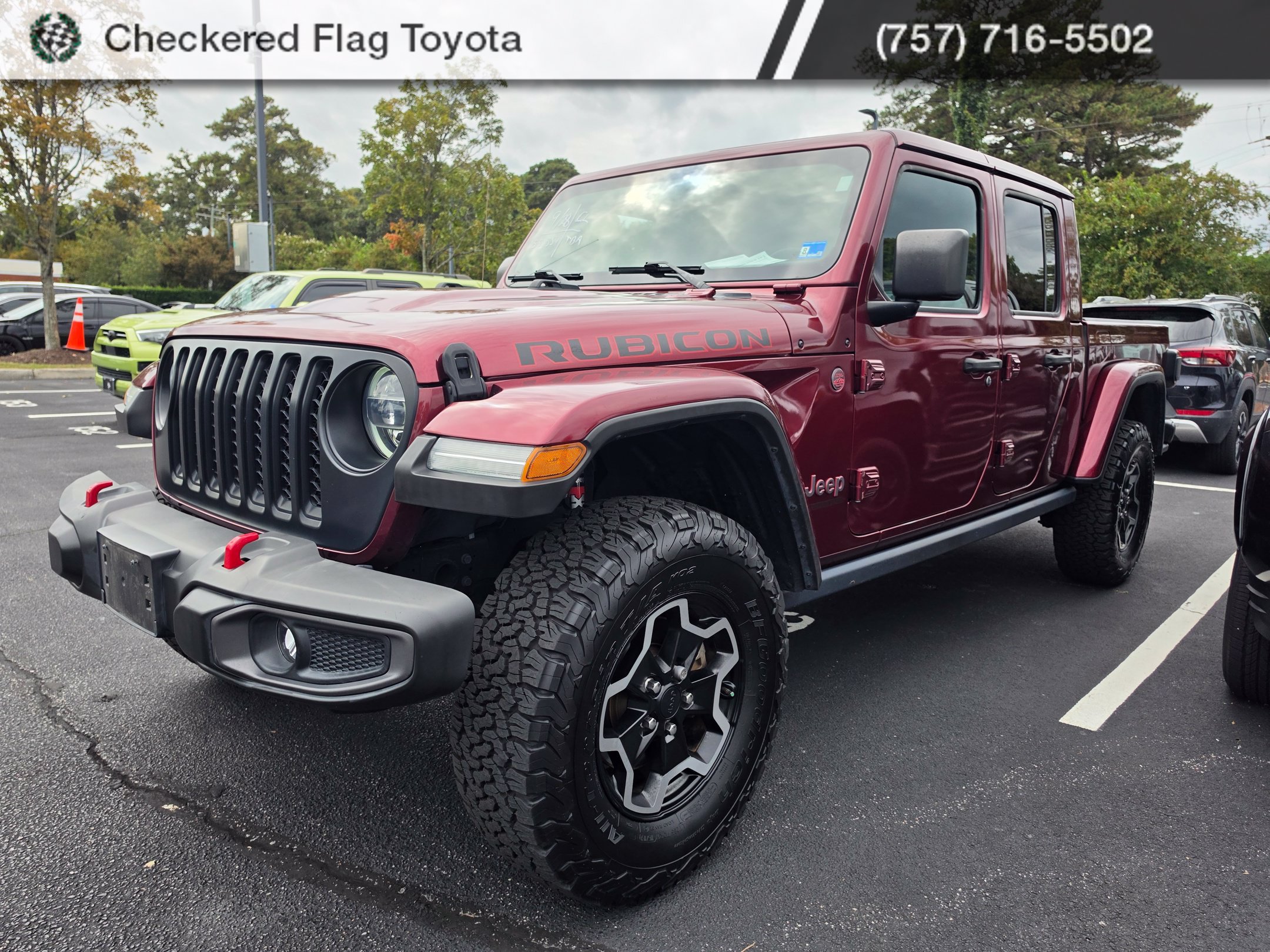 Used 2021 Snazzberry Pearlcoat Jeep Rubicon image 1
