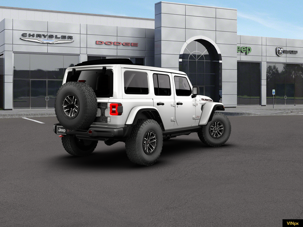 New 2026 Bright White Clear-Coat Exterior Paint Jeep Rubicon X image 6