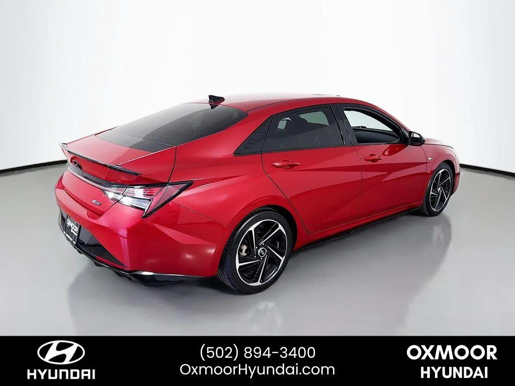 Used 2021 Scarlet Red Pearl Hyundai N Line image 7