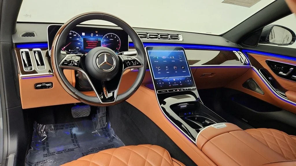 Used 2024 Selenite Grey Mercedes-Benz S 580 4MATIC® Sedan image 12
