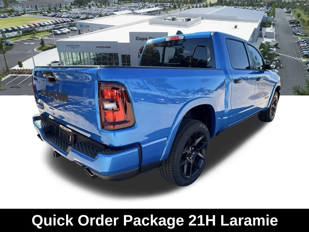 New 2026 Hydro Blue Pearl-Coat Exterior Paint RAM Laramie image 4