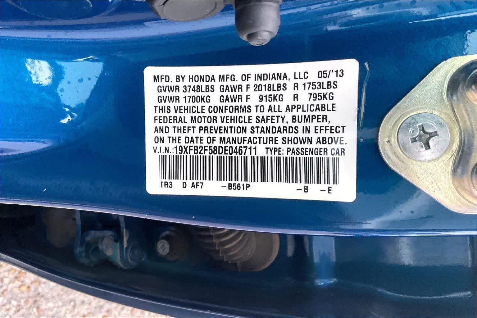 Used 2013 BLUE Honda LX image 33