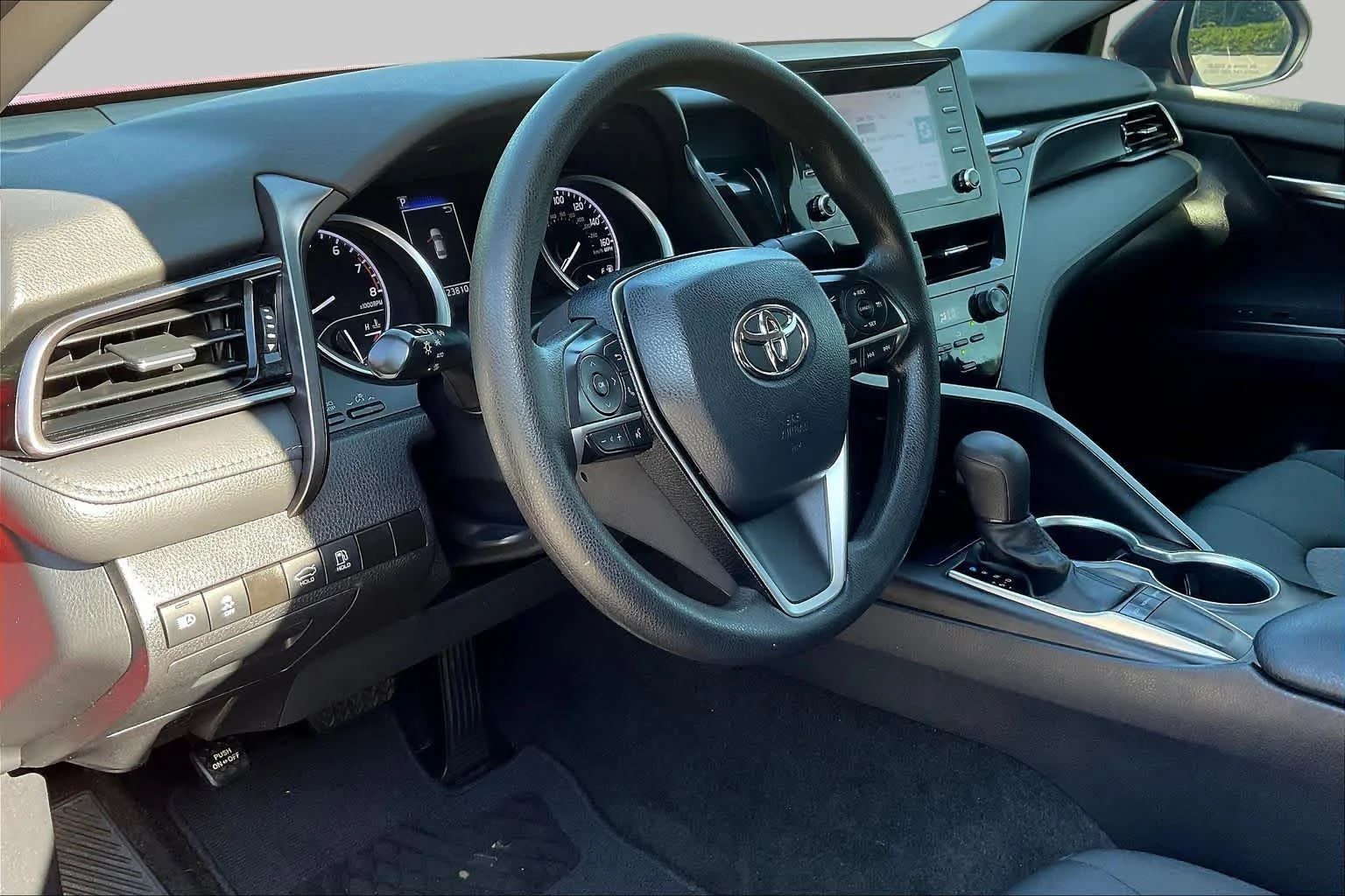Certified Used 2023 Supersonic Red Toyota LE image 16