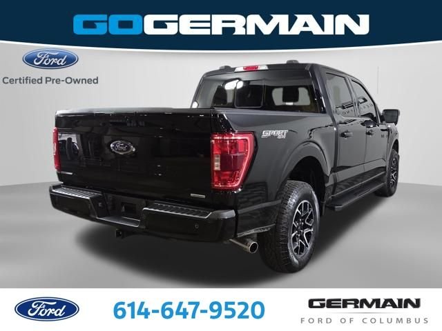 Certified Used 2022 Agate Black Metallic Ford XLT image 7
