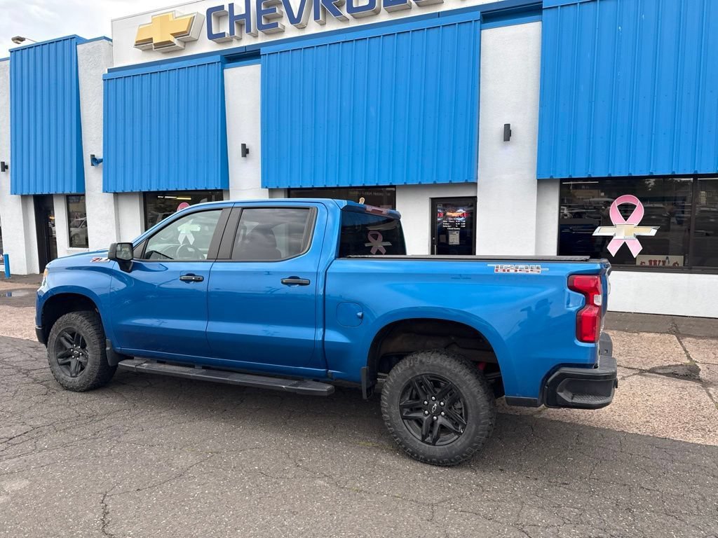 Used 2022 GLACIER BLUE METALLIC Chevrolet LT Trail Boss image 15