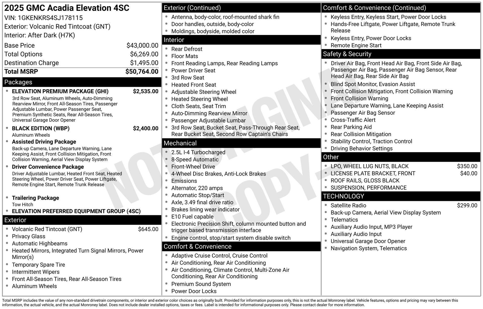 2025 GMC Acadia Elevation - Photo 4