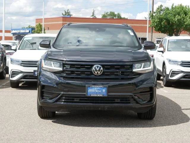 Certified 2023 Volkswagen Atlas Cross Sport SEL R-Line Black with VIN 1V2SE2CA3PC219116 for sale in Inver Grove Heights, Minnesota