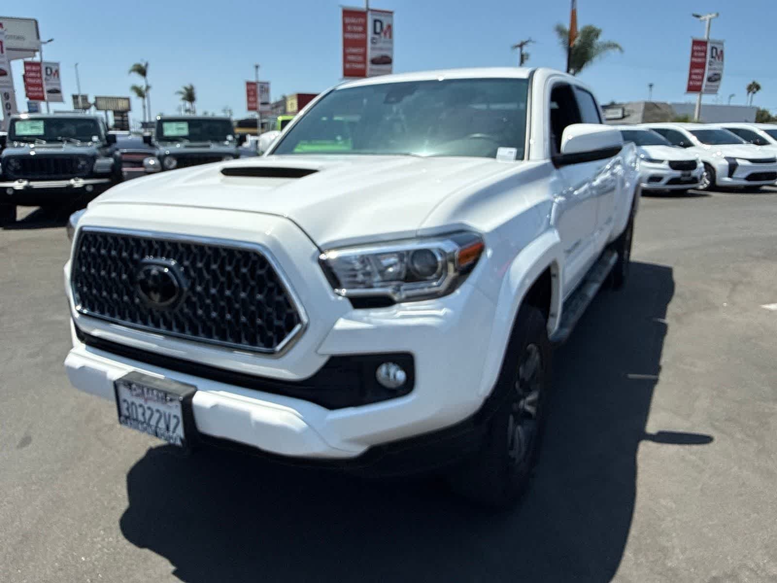 Used 2019 Super White Toyota TRD Sport image 2