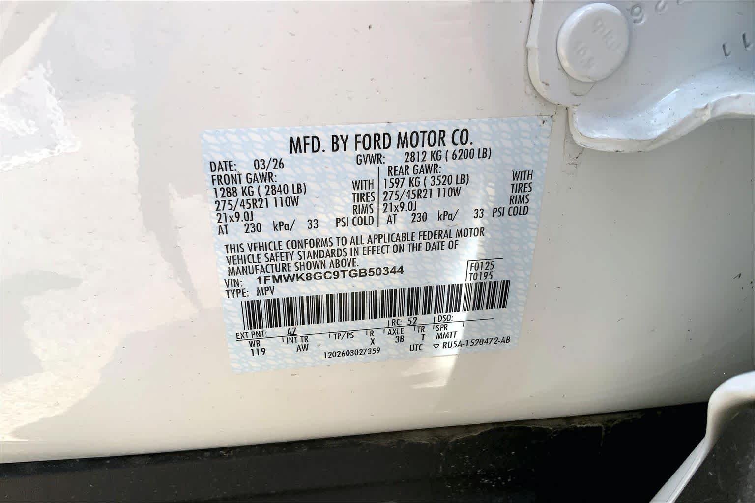 New 2026 Star White Metallic Tri-Coat Ford ST image 22