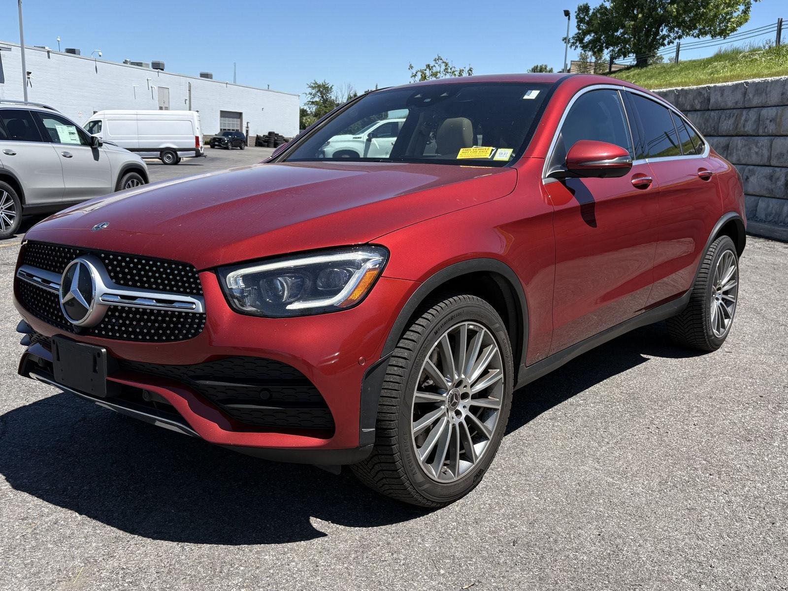 Used 2020 designo Cardinal Red Metallic Mercedes-Benz GLC 300 image 3