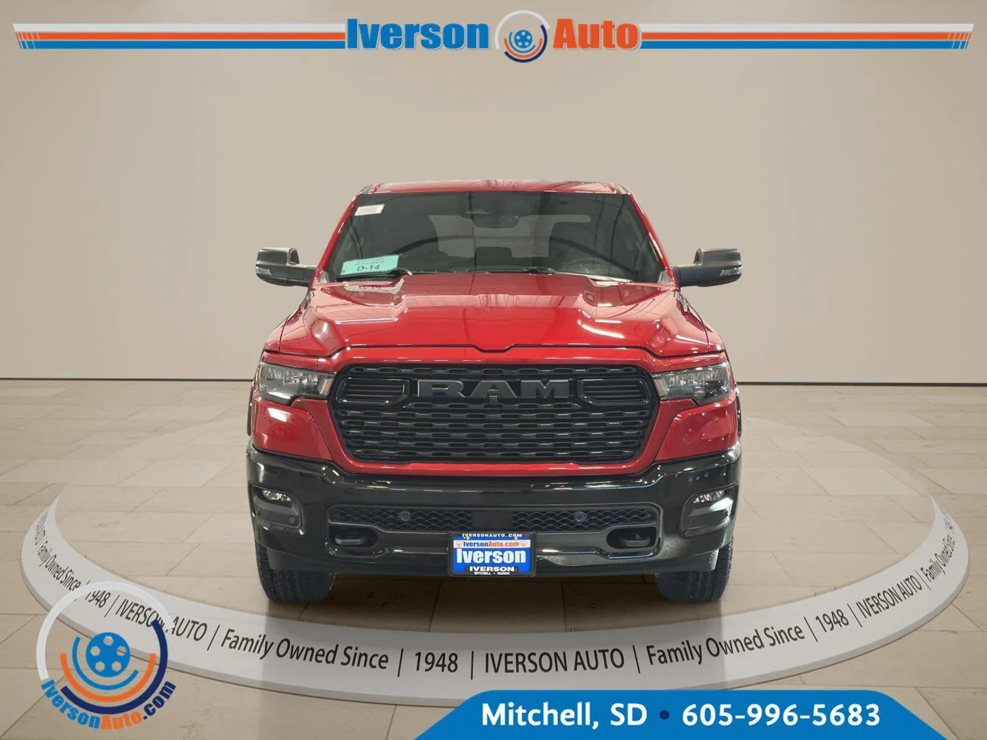 New 2027 Molten Red Pearl-Coat Exterior Paint RAM Big Horn image 2