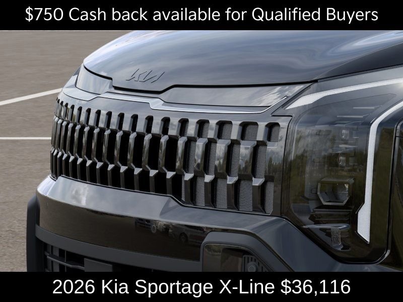 New 2026 Ebony Black Kia X-Line image 13